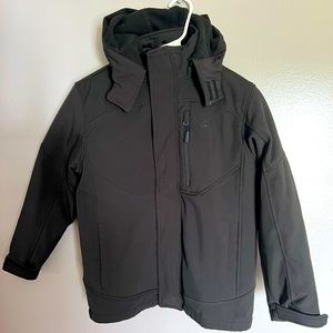 KIDS SNOZU PERFORMANCE BLACK WINTER COAT WITH REMOVABLE LINER. MEDIUM 10/12